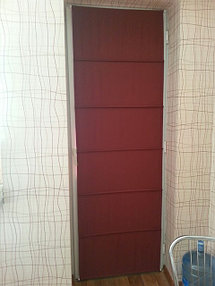 Квартира в мкр.Ак-Булак Римские шторы исполнены из ткани Black Out, производство - Испания