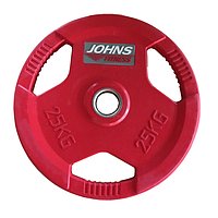 Диск Johns цветной обрезиненный 25 кг (91010-25C)