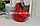 Меховые наушники с переливающейся тканью 18815-6 красные, фото 2