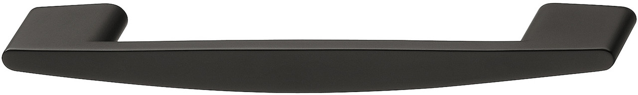 Мебельная ручка, цвет черный мат 180x26mm