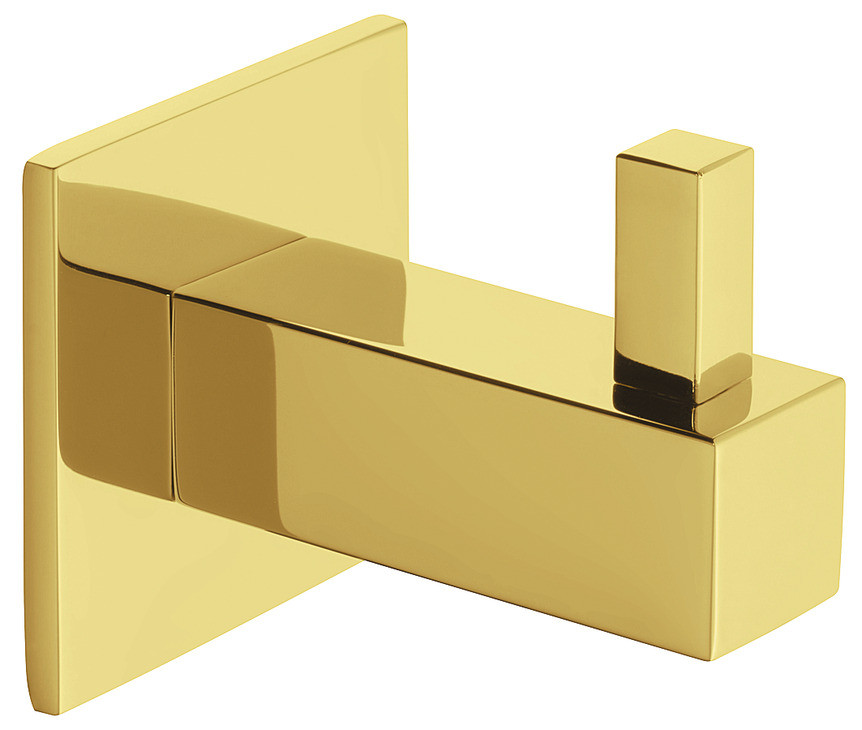 Крючок, нержавеющая сталь, золотистый полированный, 42 x 14 x 35 мм - фото 1 - id-p54039034