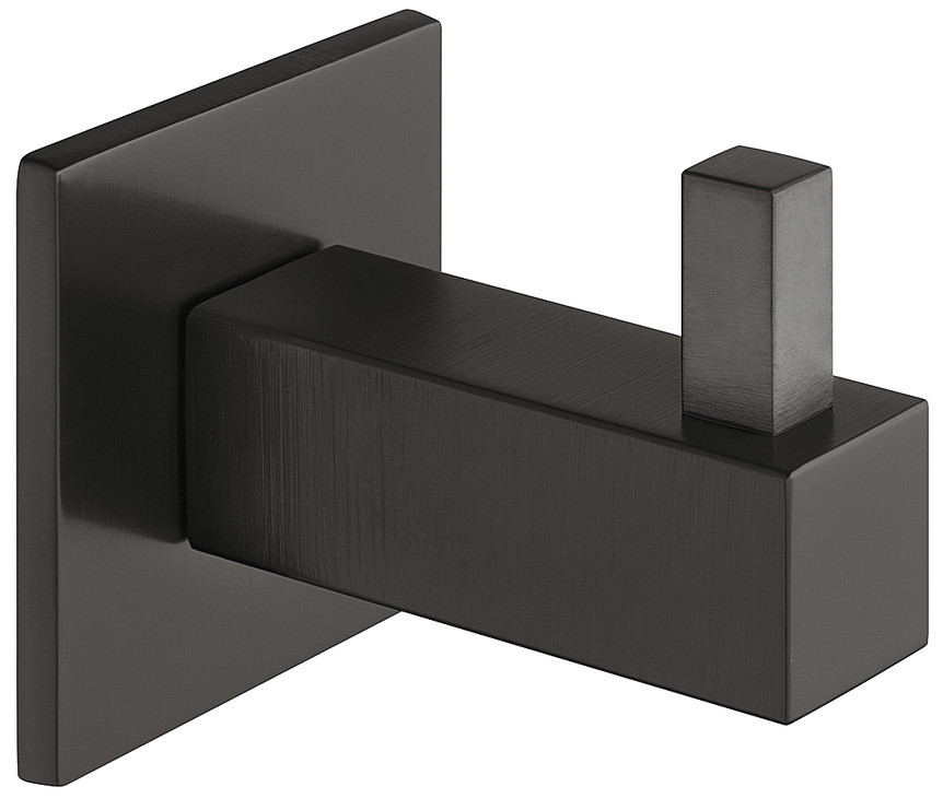 Крючок, нержавеющая сталь, графитовый черный, 42 x 14 x 35 мм - фото 1 - id-p54039035