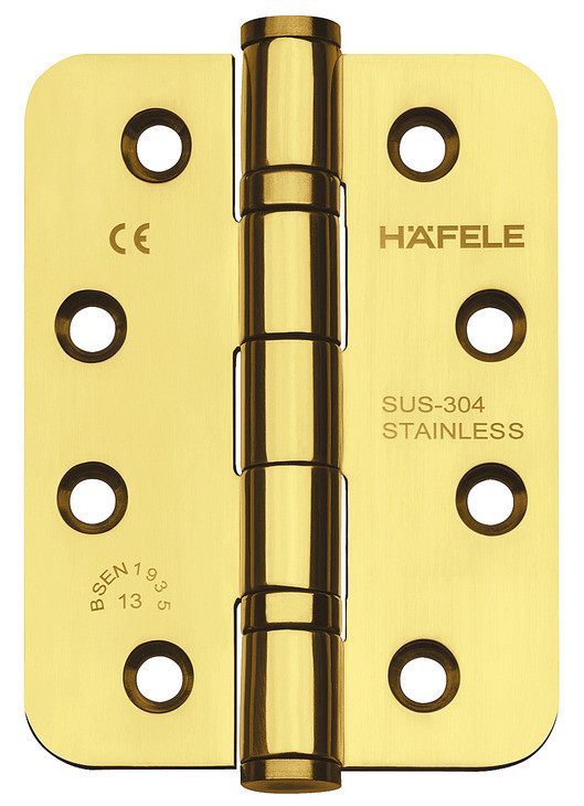 Петля для межкомнатных дверей цвет латунь 102x76x3mm - фото 1 - id-p54039067