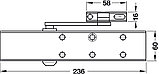 Дверной доводчик, DCL 51, EN 2-5, с ручкой, Startec полированная латунь, фото 2