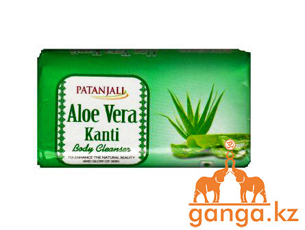 Мыло c Алое Вера (Aloe Vera Kanti Soap PATANJALI), 75 гр.