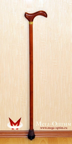 Трость деревянная с УПС с деревянной ручкой - фото 1 - id-p56165926