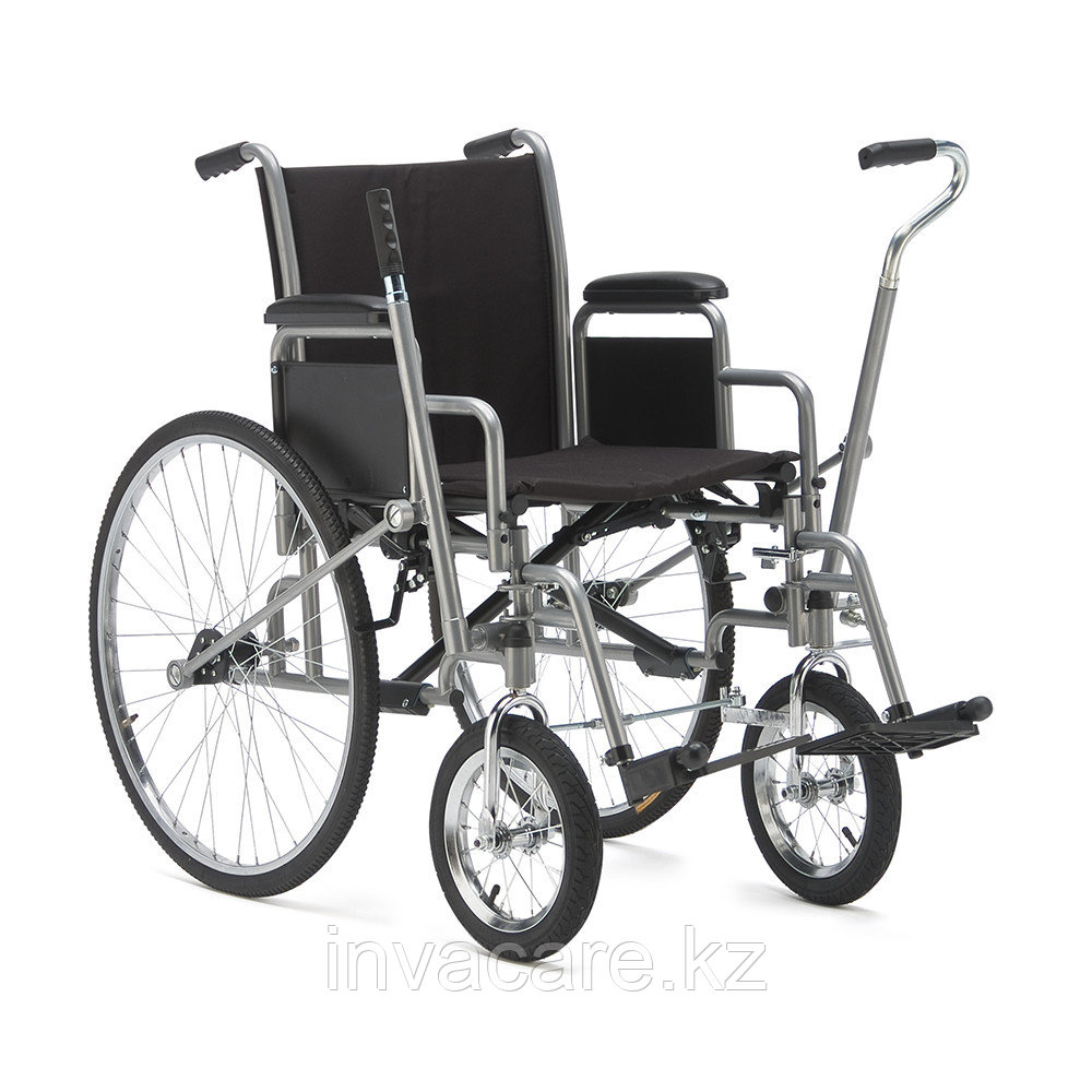 Кресло-коляска для инвалидов с рычажным управлением H 004 (для левшей)