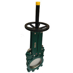 Чугунная задвижка шиберного типа