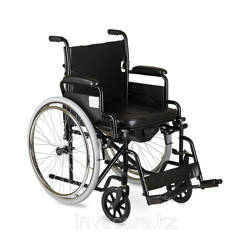 Кресло-коляска с санитарным оснащением Н 011А - фото 1 - id-p56145070