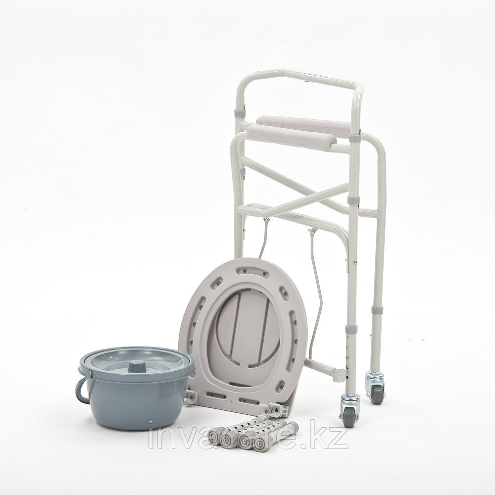 Кресло-туалет складной со сменными ножками (без колес, с колесами) "Armed" FS693 - фото 3 - id-p56145075