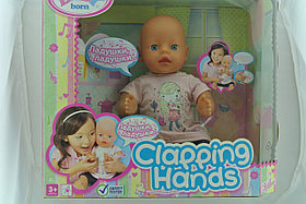 Пупс Baby Born Clapping Hands Интерактивная малышка, Ладушки-ладушки