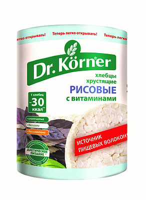 Хлебцы Dr.Korner «Рисовые с витаминами»