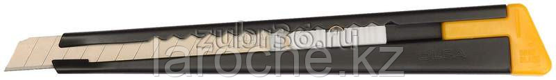 Нож OLFA с выдвижным лезвием, черный, 9мм - фото 1 - id-p3888935