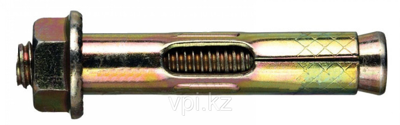 Анкерный болт с гайкой, желтый, М10*12*80