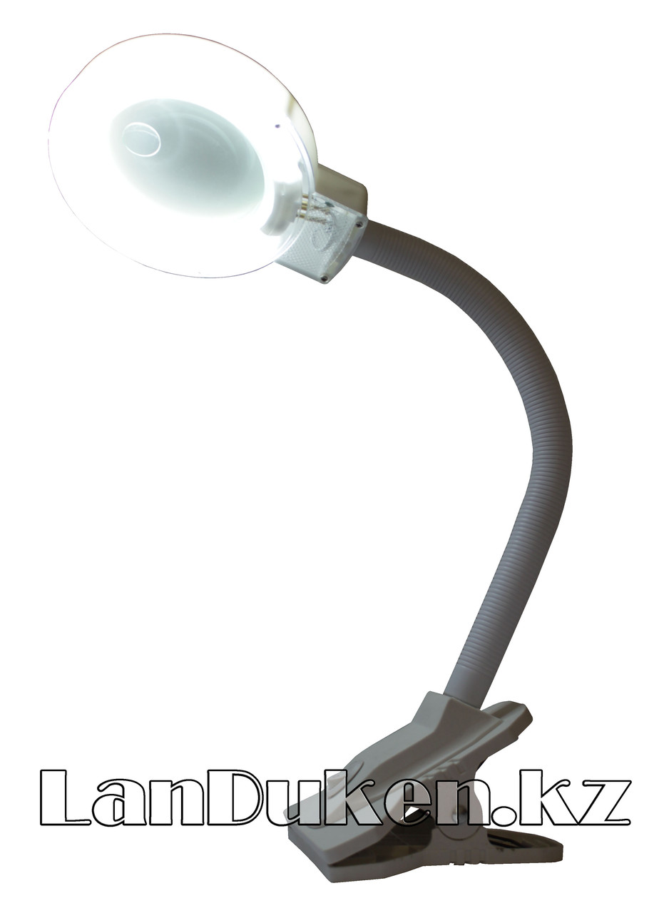 Настольная лампа с лупой на прищепке LED A808 - фото 2 - id-p55365998