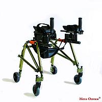 Ходунки для больных ДЦП на 4-х колёсах HMP-KA 2200 с подлокотной опорой (высота 610-780 мм)