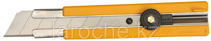 Нож OLFA с выдвижным лезвием, с резиновыми накладками, 25мм, фото 2