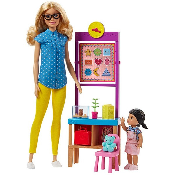 Barbie "Профессии" Игровой набор "Кукла Барби - Учитель", Кем быть?