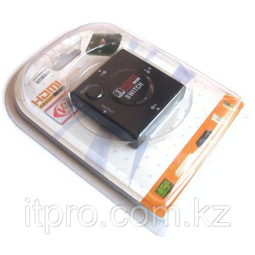 Коммутатор V-T Mini HDMI-301, 3:1 HDMI - фото 2 - id-p56302445