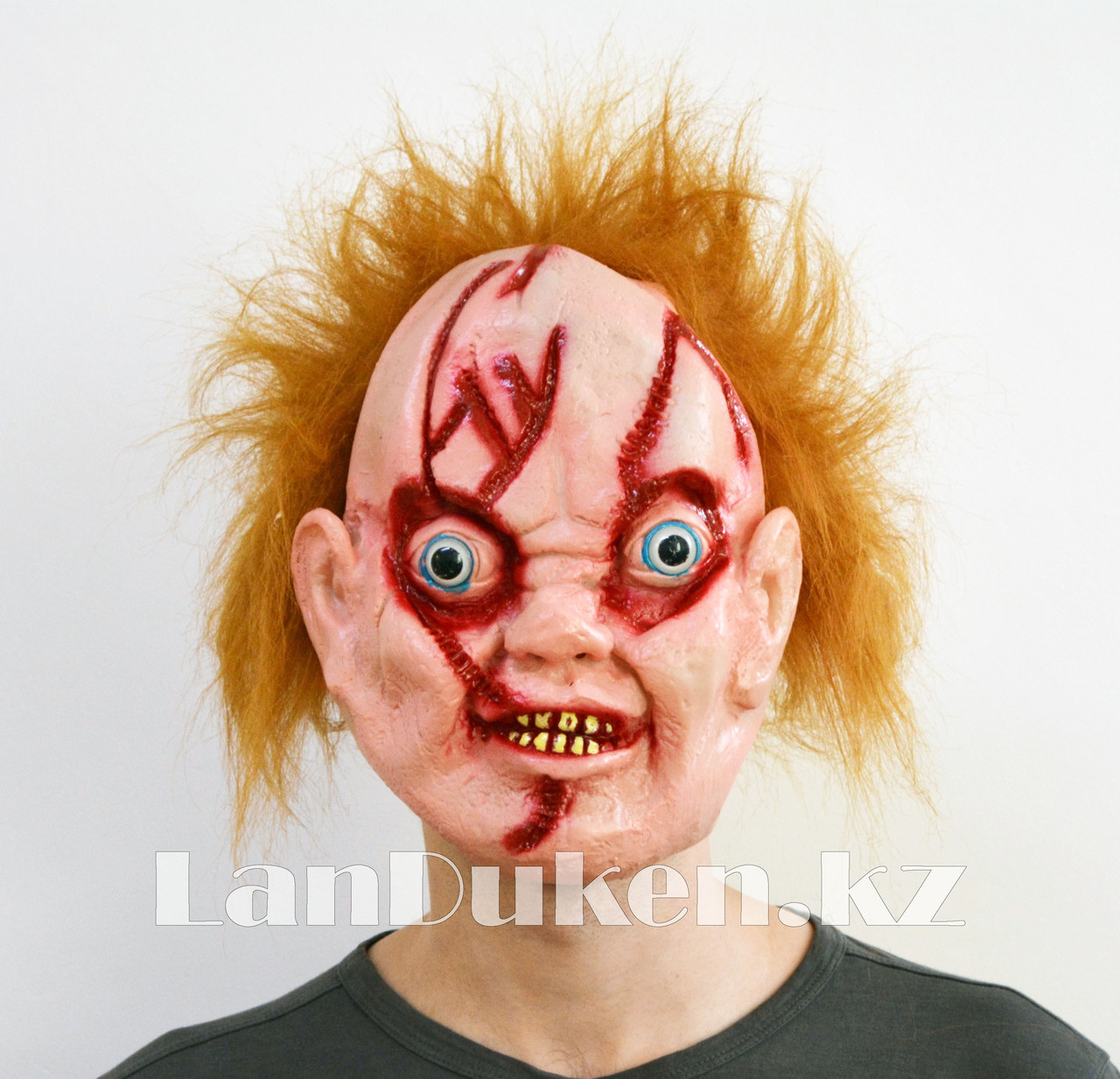 Латексная маска на хэллоуин куклы Чаки 1