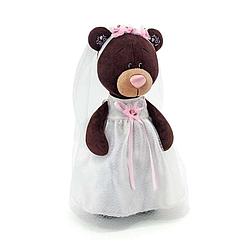 Мягкая игрушка медведь Milk невеста, 35 см.
