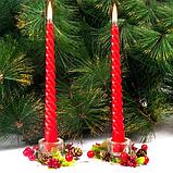 Набор новогодний сувенирный со свечками «Изящное торжество» (Красный), фото 4
