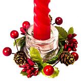 Набор новогодний сувенирный со свечками «Изящное торжество» (Красный), фото 6