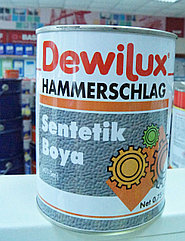 DEWILUX молотковая эмаль 7013, темно-серая, 0,75 л