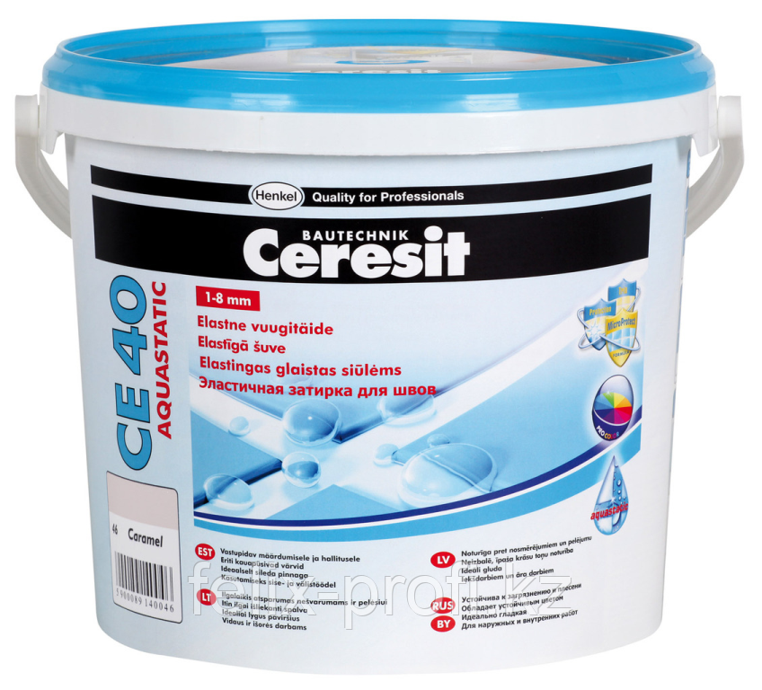 Ceresit  CE 40 SilicaActive затирка для швов до 10 мм в ведре, цвет: Белый (KZ), 2 кг
