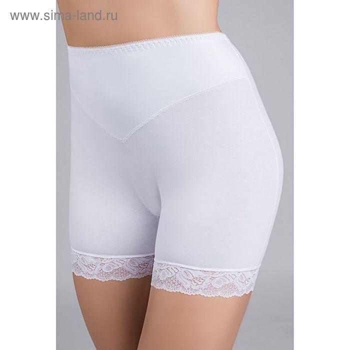 Трусы женские панталоны, цвет белый, размер 52