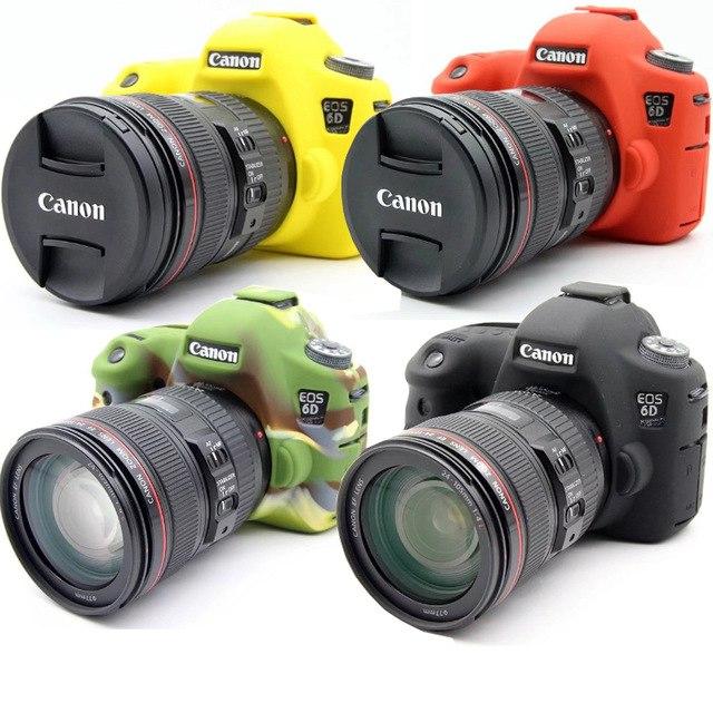 Мягкий силиконовый чехол для Canon 6D, 6D Mark ll, 80D