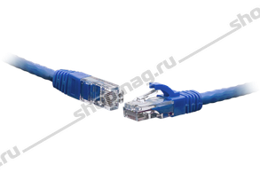 Коммутационный шнур F/UTP 4-х парный cat.5e 2.0м PVC standart синий