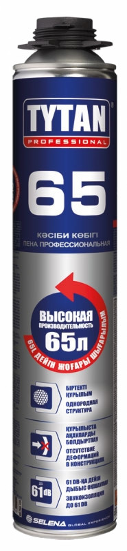 Монтажная пена Tytan профессиональная 65 O2 750 ml