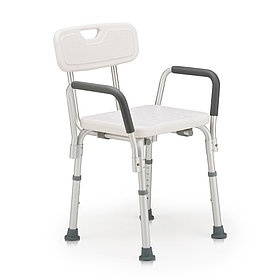Стул для ванной со съемными поручнями и спинкой"Armed" В527