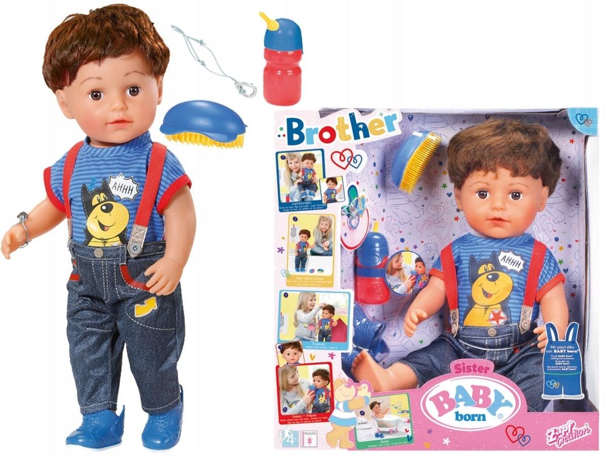Кукла Baby born  Бэби Борн Кукла-мальчик Братик Интерактивная 43 см 825-365