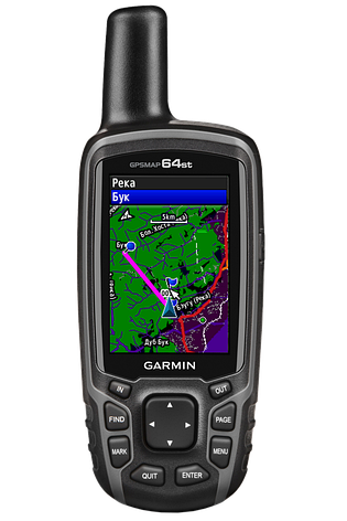 GPS навигатор Garmin GPSMAP 64St (010-01199-21), компас, высотомер, карта Европы, фото 2