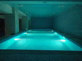 Скиммерный бассейн (коммерческий). Размер = 10 х 3,5 х 1,6 м. Адрес: г. Алматы, гостиница "Renion Park Hotel", ул. Кунаева 66. 6