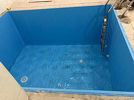 Реконструкция скиммерного бассейна (коммерческий). Размер = 3,9 х 2,6 х 1,7 м. Адрес: г. Алматы, гостиница "Renion Hotel", ул. Сейфуллина... 5