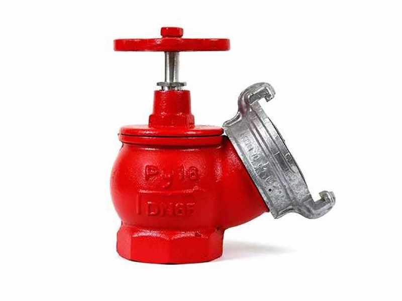 Клапан пожарный угловой КПК-50 (муфта-цапка), фото 1