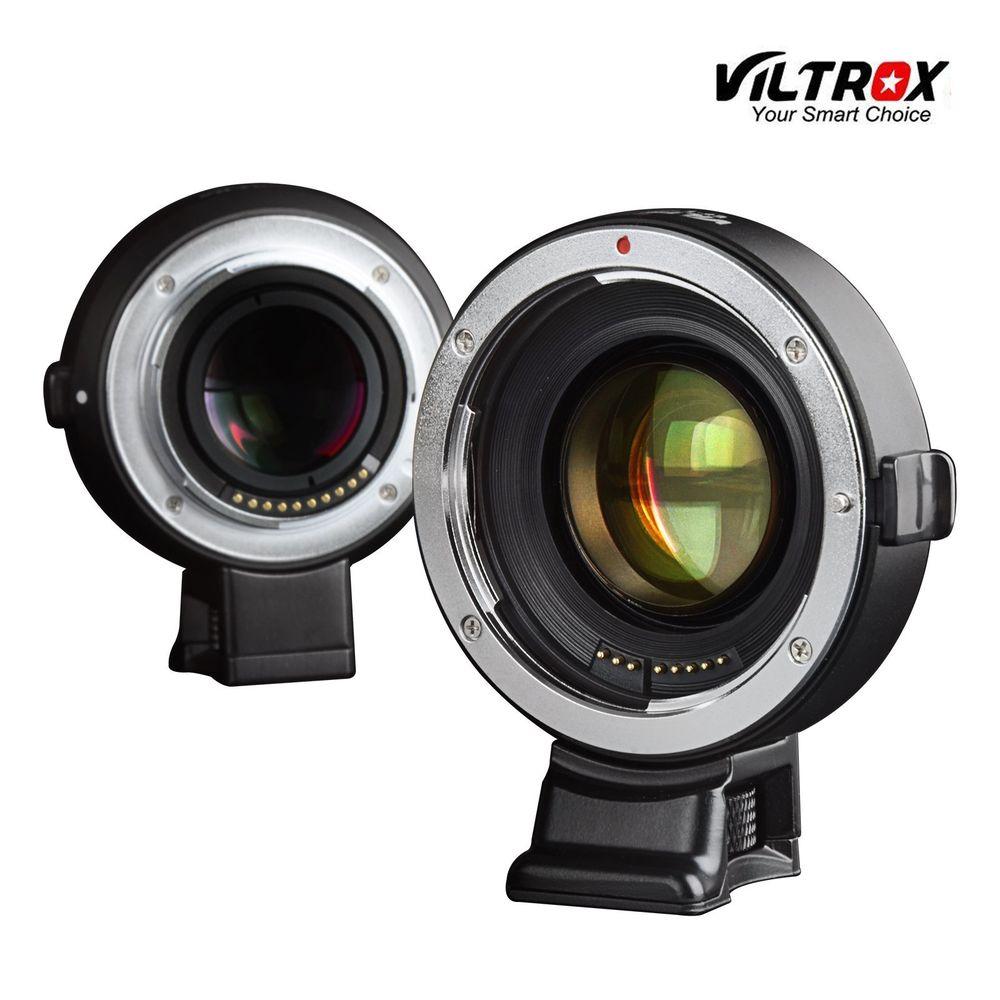 Адаптер Viltox EF-M2 ll для обьективов Canon EF/EF-S на байонет Panasonic EXIF с автофокусом