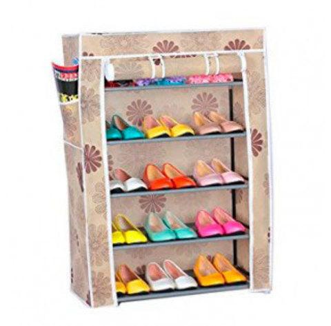 Шкаф для обуви складной тканевый Shoe Rack And Wardrobe (10 ярусов - 6510)