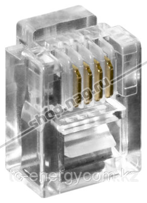 Коннектор RJ-11 (100шт)