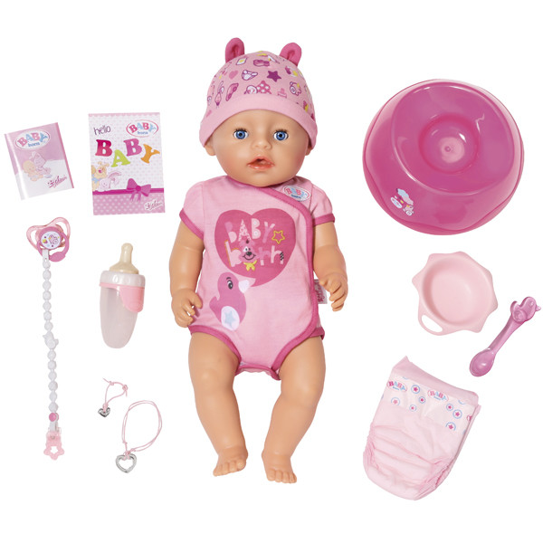 Бэби Борн Кукла Интерактивная, 43 см Zapf Creation Baby born 825-938