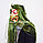 Латексная маска на хэллоуин зеленый демон 020, фото 2