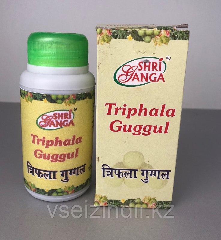 Трифала Гуггул Шри Ганга в таблетках 100 г/ Triphala Guggul Shri Ganga 100g