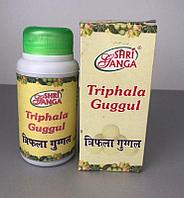 Трифала Гуггул Шри Ганга  в таблетках 100 г/ Triphala Guggul Shri Ganga 100g