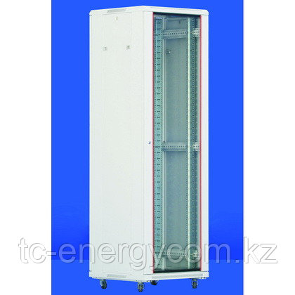 Toten A26632.8100 Шкаф телекоммуникационный 19" 32U,600*600*1610 серый (стекло, блок вентиляторов)