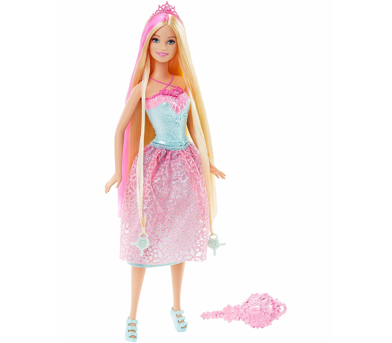 Barbie Кукла Принцесса Барби с длинными волосами - золотые