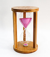Песочные часы, деревянные, 17*10 см, 15 мин