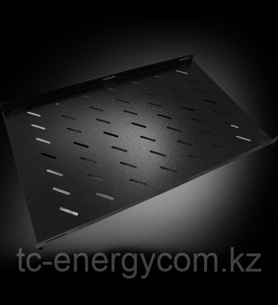 Полка перфорированная SA.0180.1901, для шкафа глубиной 800, 19", L=550mm, black